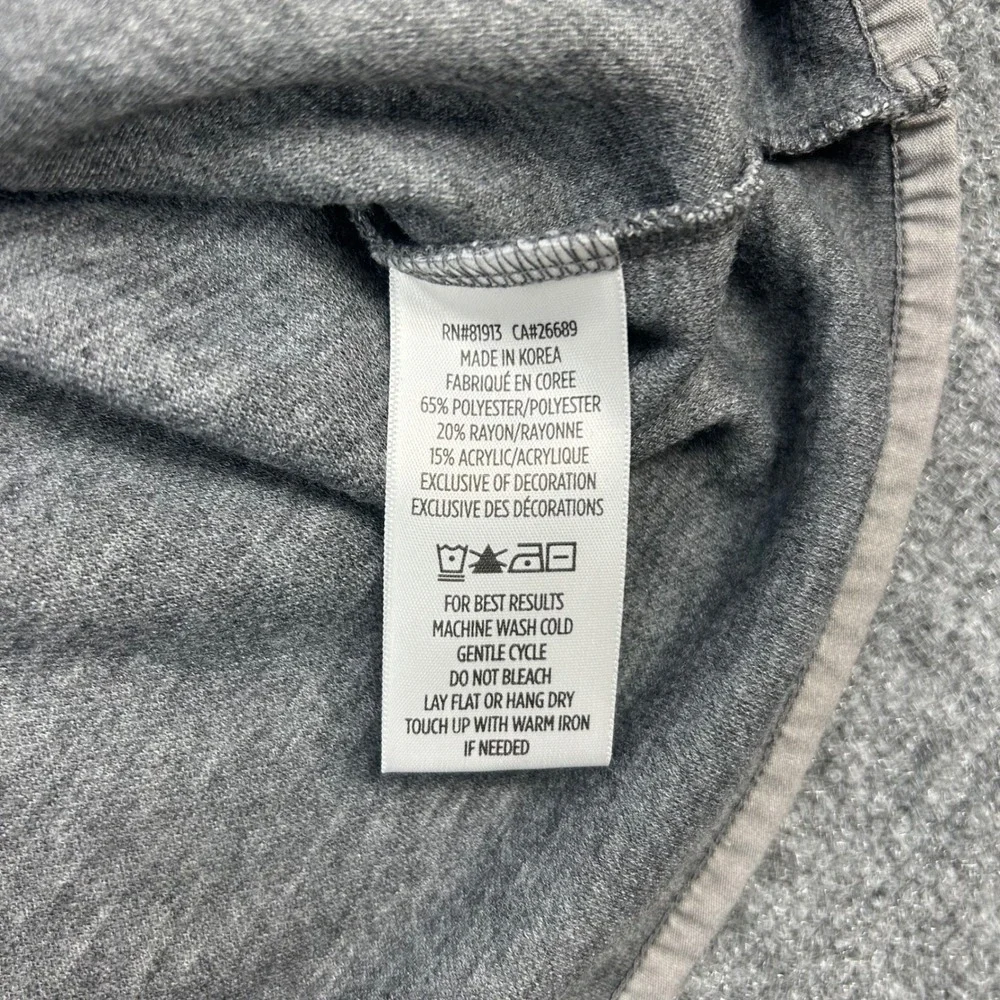 Robert Graham Quarter Zip Mens M Grey Heathered Pullover Sweater Classic Comfort